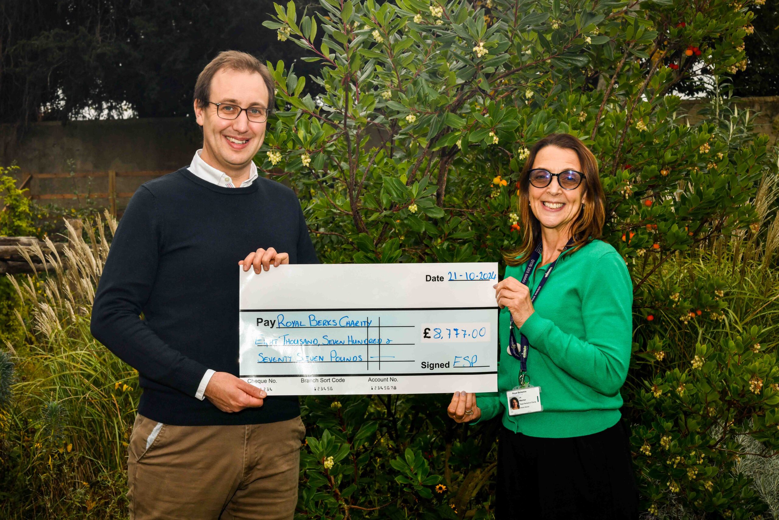 FSP Cycle Challenge raises over £8,000 for the Royal Berks Charity